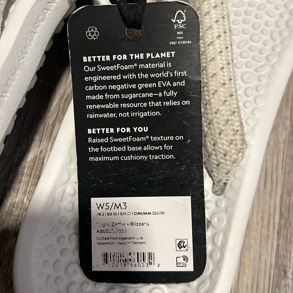 NWT Allbirds Sugar  Zeffers Flip Flops​​​​​ - Picture 4 of 8
